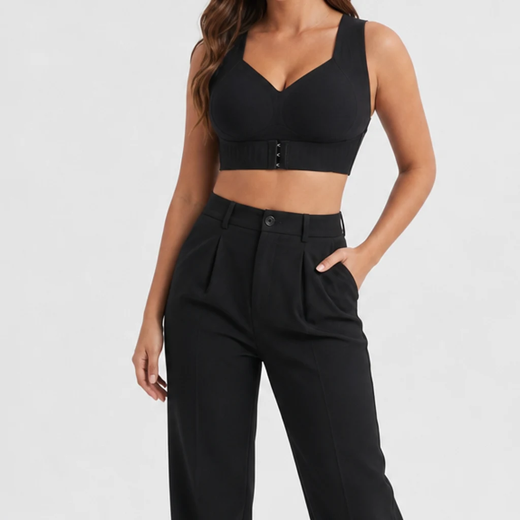 Mossway Wireless Front-Closure Everyday Bra