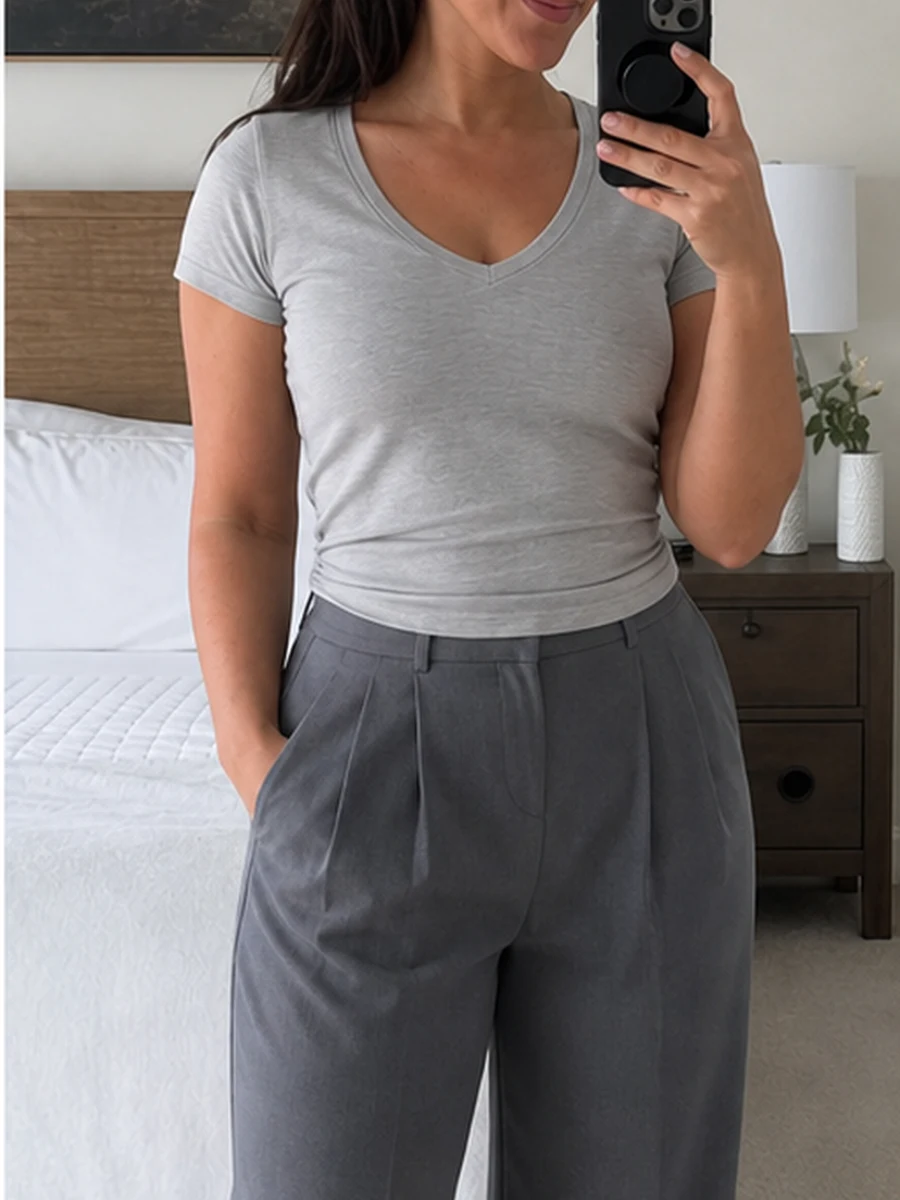 Front side and back fit views